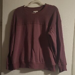 Maurices Plum Sweater Sweatshirt